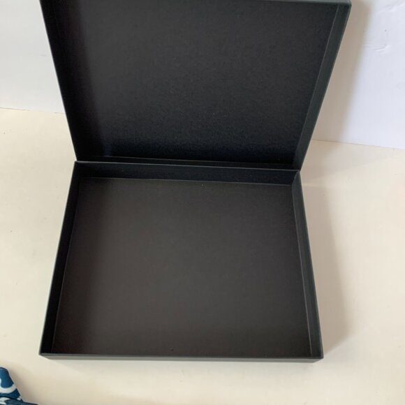 Authentic Chanel Empty Gift Box 10" BY 8" BY 1.5" Black - Picture 2 of 4